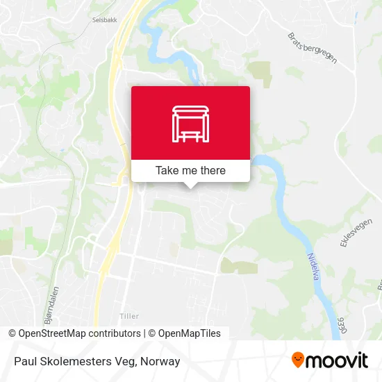 Paul Skolemesters Veg map