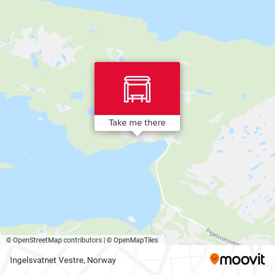 Ingelsvatnet Vestre map