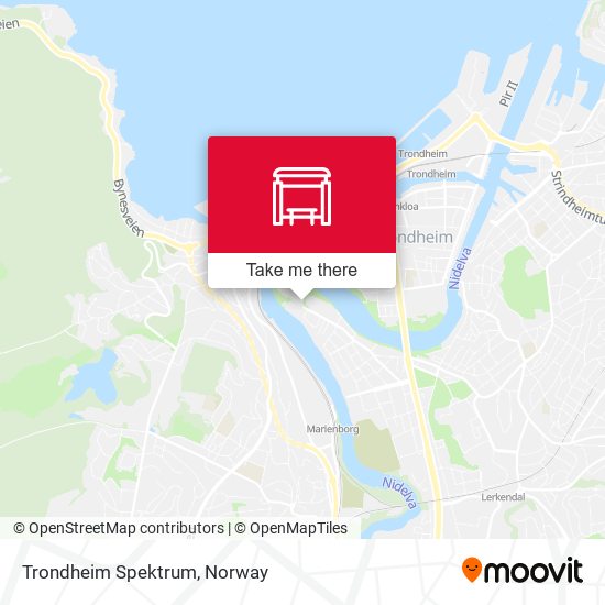 Trondheim Spektrum map