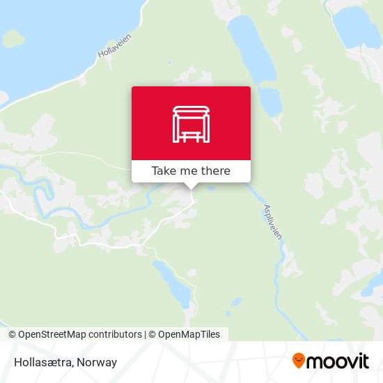 Hollasætra map