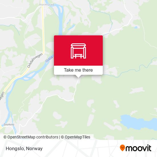 Hongslo map