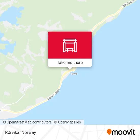 Rørvika map