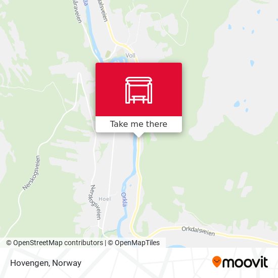 Hovengen map