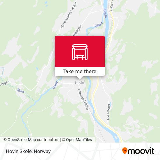 Hovin Skole map