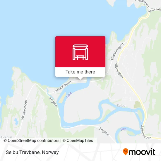 Selbu Travbane map