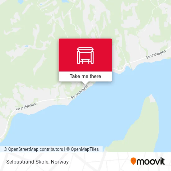 Selbustrand Skole map