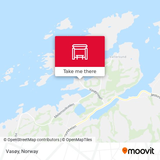 Vasøy map