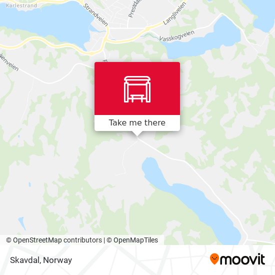 Skavdal map