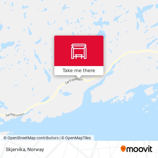 Skjervika map