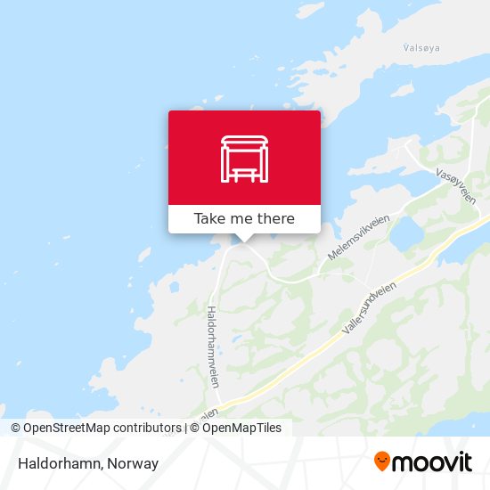 Haldorhamn map