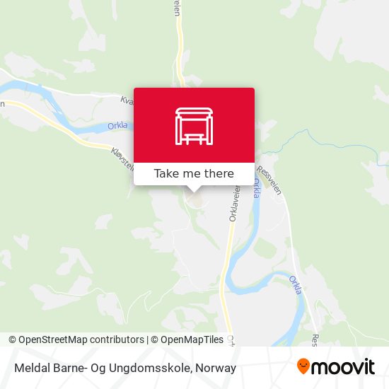 Meldal Barne- Og Ungdomsskole map