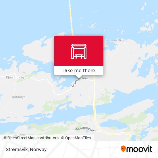 Strømsvik map