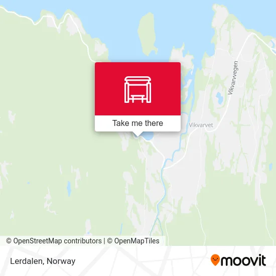 Lerdalen map