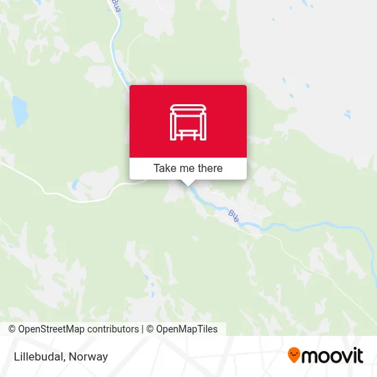 Lillebudal map