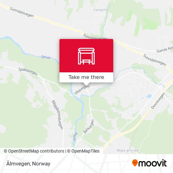 Ålmvegen map