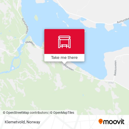 Klemetvold map