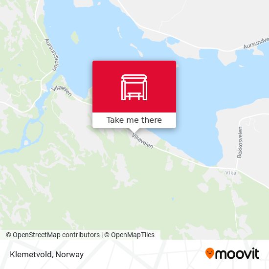 Klemetvold map