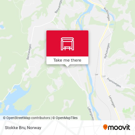 Stokke Bru map