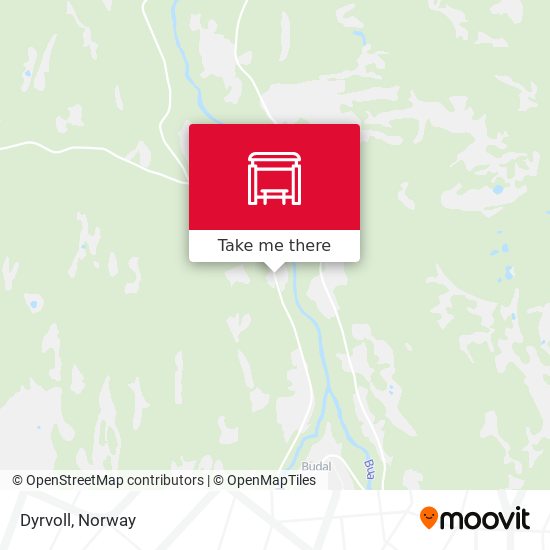 Dyrvoll map