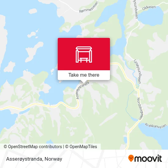 Asserøystranda map