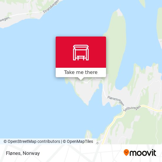 Flønes map