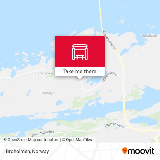 Broholmen map