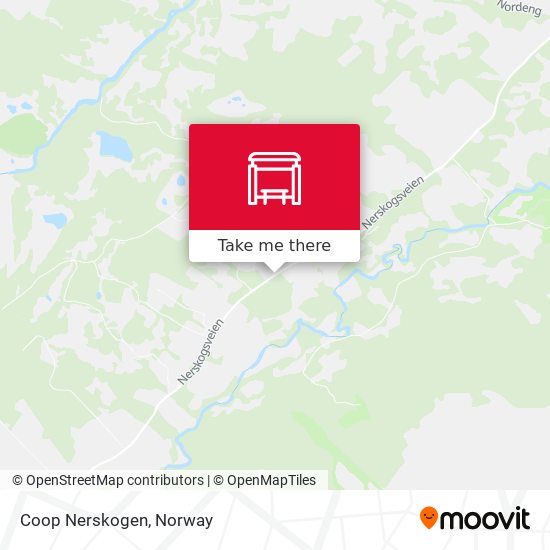 Coop Nerskogen map