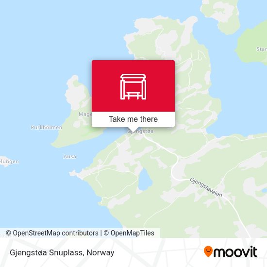 Gjengstøa Snuplass map