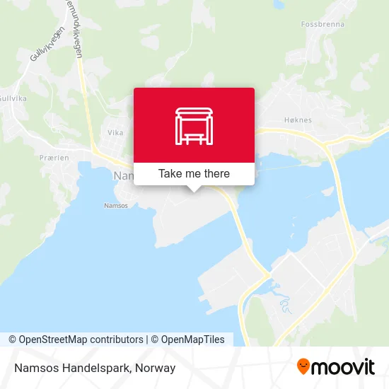 Namsos Handelspark map