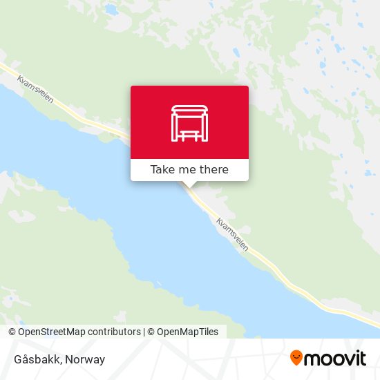 Gåsbakk map