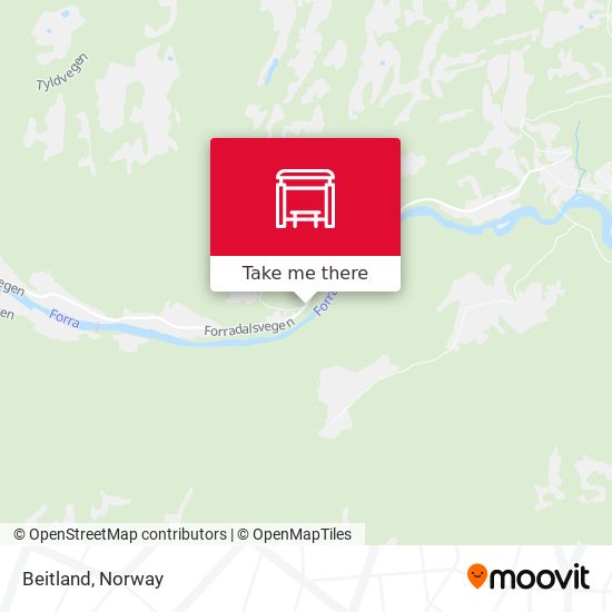 Beitland map