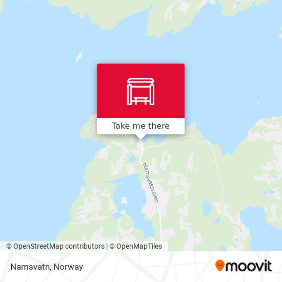 Namsvatn map