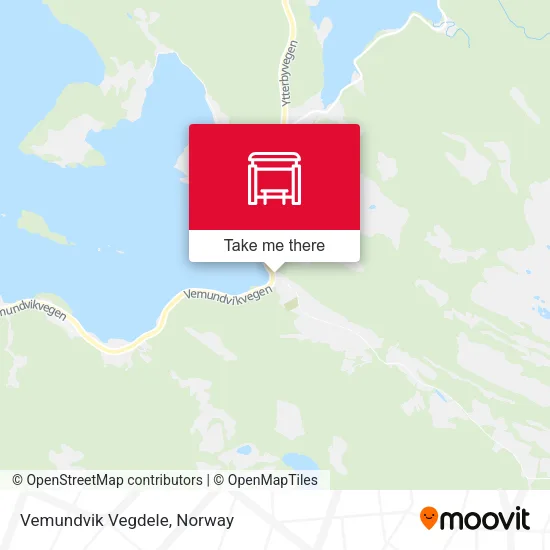Vemundvik Vegdele map