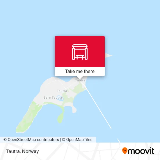 Tautra map