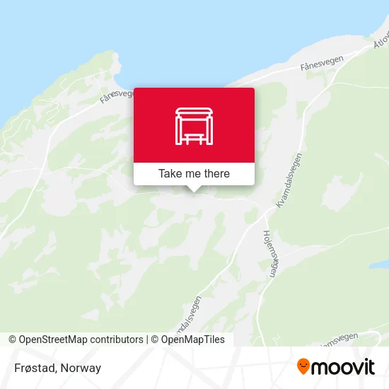 Frøstad map