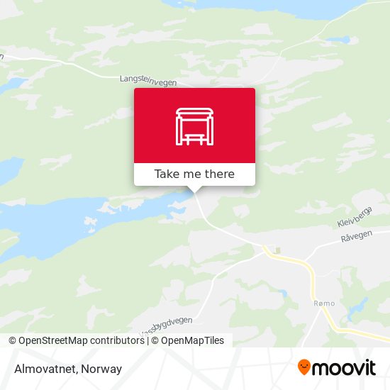 Almovatnet map