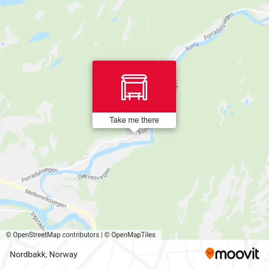 Nordbakk map