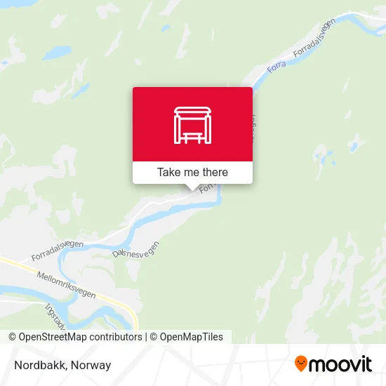 Nordbakk map