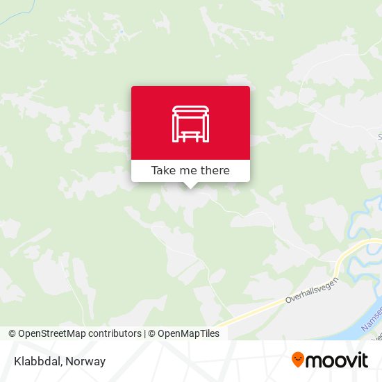 Klabbdal map