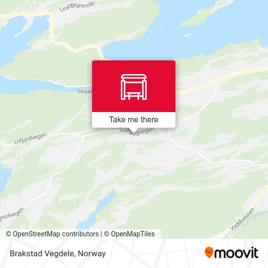 Brakstad Vegdele map