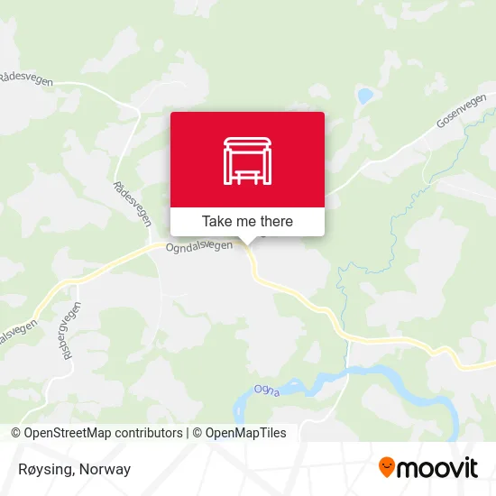 Røysing map