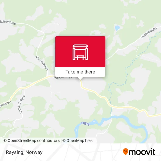 Røysing map