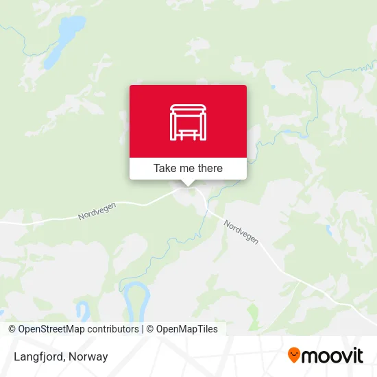 Langfjord map