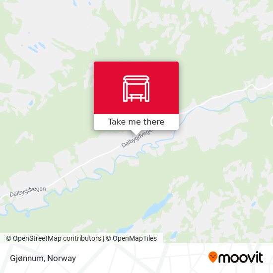 Gjønnum map