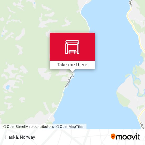 Haukå map