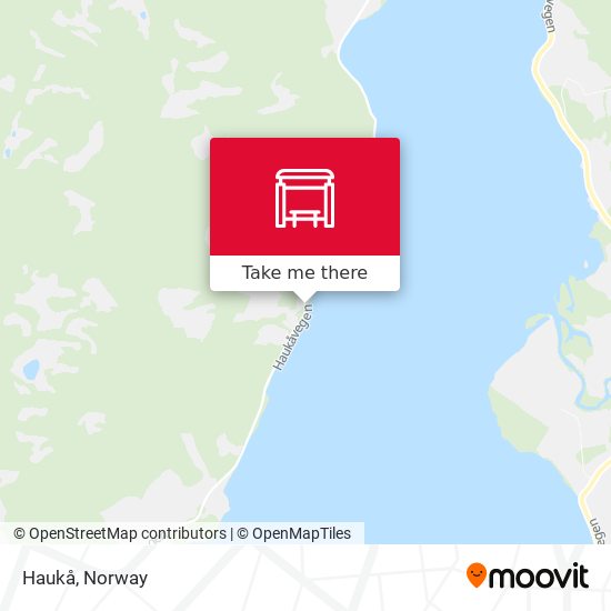 Haukå map