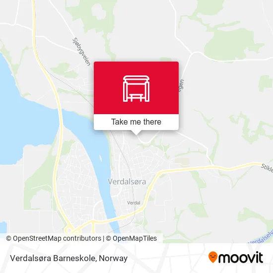 Verdalsøra Barneskole map