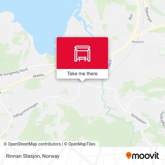 Rinnan Stasjon map