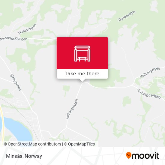 Minsås map