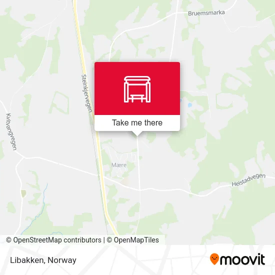 Libakken map